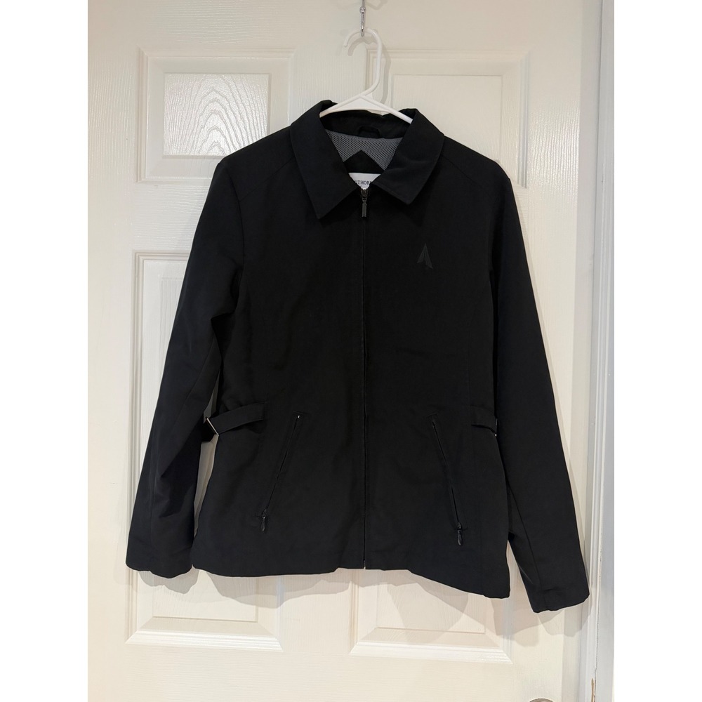 Flawed Port Authority Womens Black Full Zip Lightweight Soft Shell Jacket Small